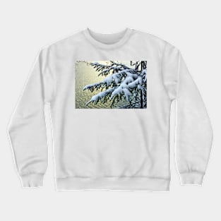 Snow on branches Crewneck Sweatshirt